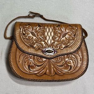 Elaborately Decorated Genuine Leather Purse
